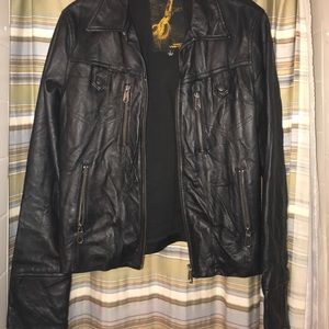 Volcom leather coat